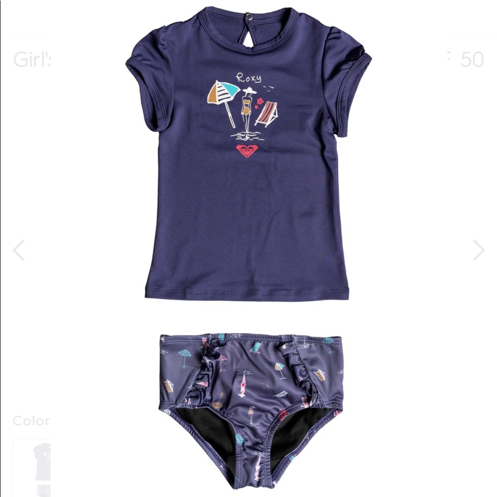 NWT! Roxy Girl Tankini w/ SPF. Size - 4